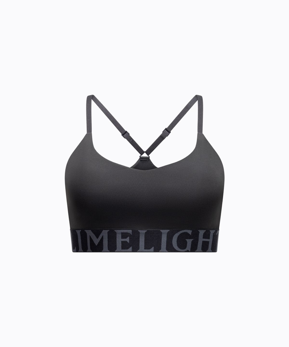 라임라잇 어패럴(LIMELIGHT APPAREL) 라임라잇 엘리트 스포츠 브라 (차콜/그레이)