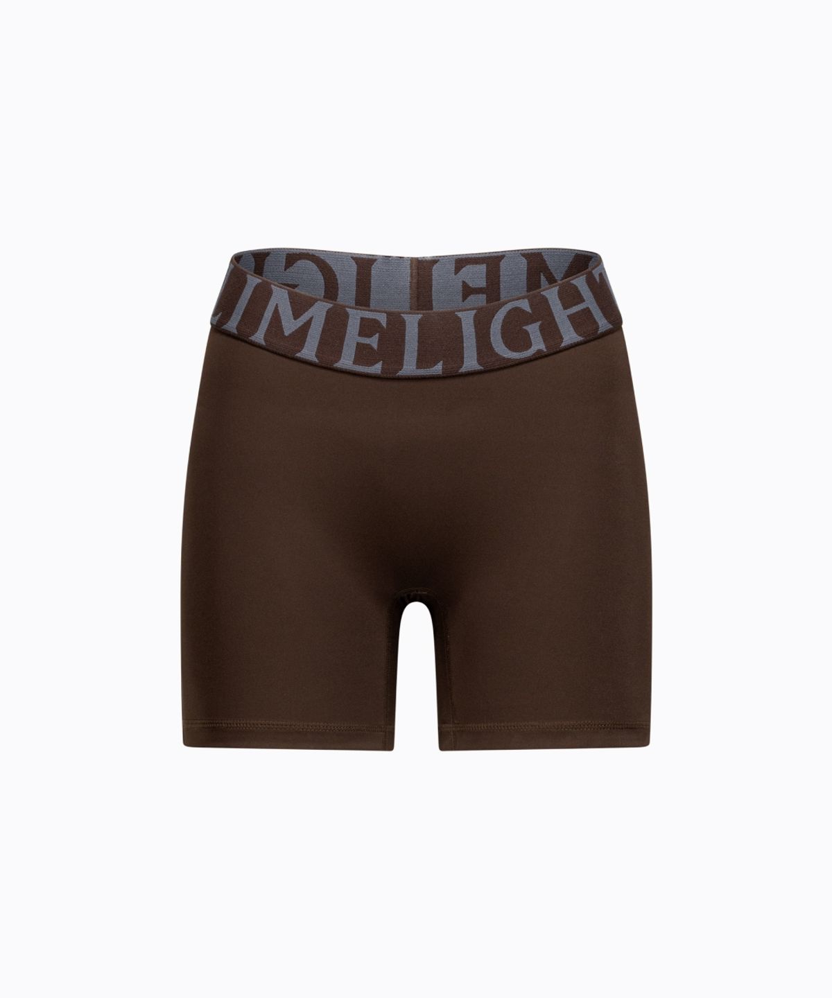 라임라잇 어패럴(LIMELIGHT APPAREL) 라임라잇 엘리트 2.5부 레깅스 쇼츠 (브라운/그레이)
