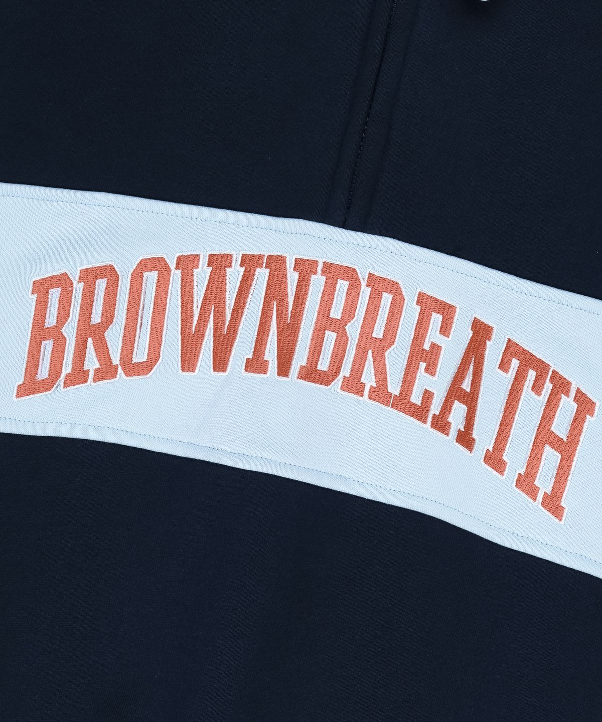브라운브레스 키즈(BROWNBREATH KIDS) KIDS HALF ZIP UP CREWNECK - NAVY