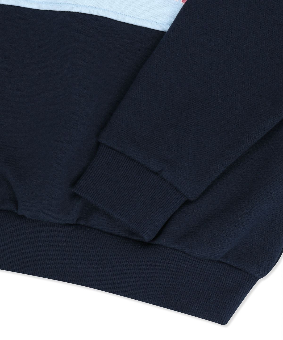 브라운브레스 키즈(BROWNBREATH KIDS) KIDS HALF ZIP UP CREWNECK - NAVY