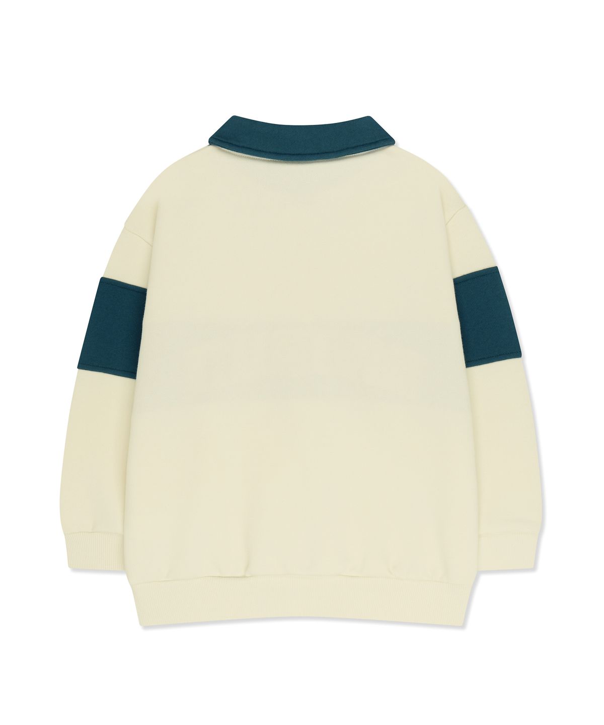 브라운브레스 키즈(BROWNBREATH KIDS) KIDS HALF ZIP UP CREWNECK - IVORY