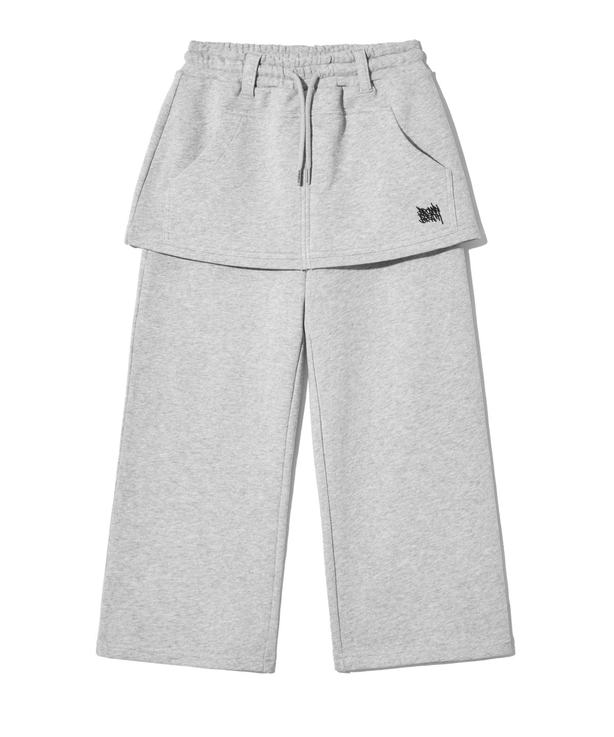 브라운브레스 키즈(BROWNBREATH KIDS) KIDS GIRL SKIRTS LAYERED PANTS - M/GREY