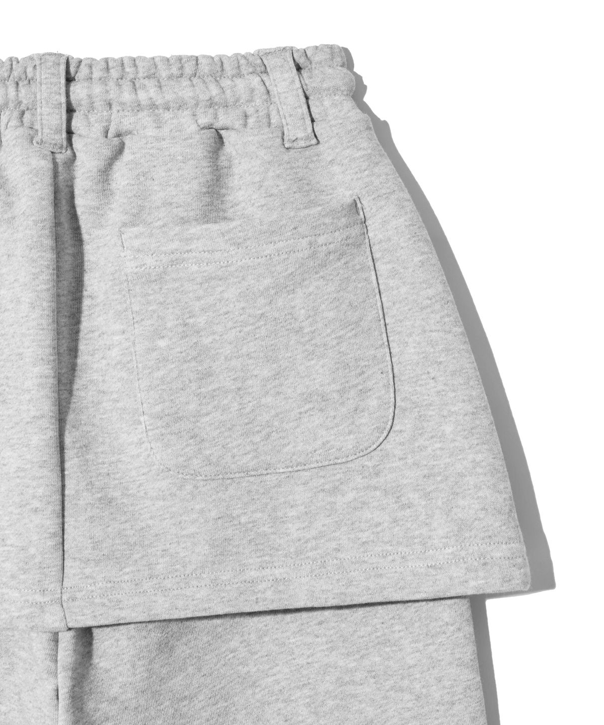 브라운브레스 키즈(BROWNBREATH KIDS) KIDS GIRL SKIRTS LAYERED PANTS - M/GREY