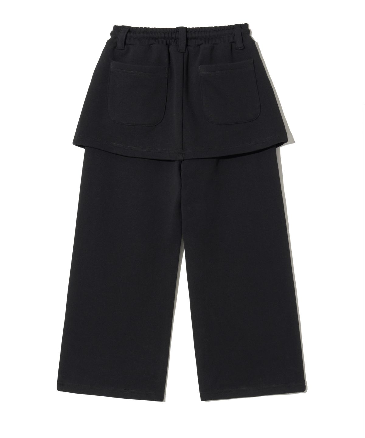 브라운브레스 키즈(BROWNBREATH KIDS) KIDS GIRL SKIRTS LAYERED PANTS - BLACK
