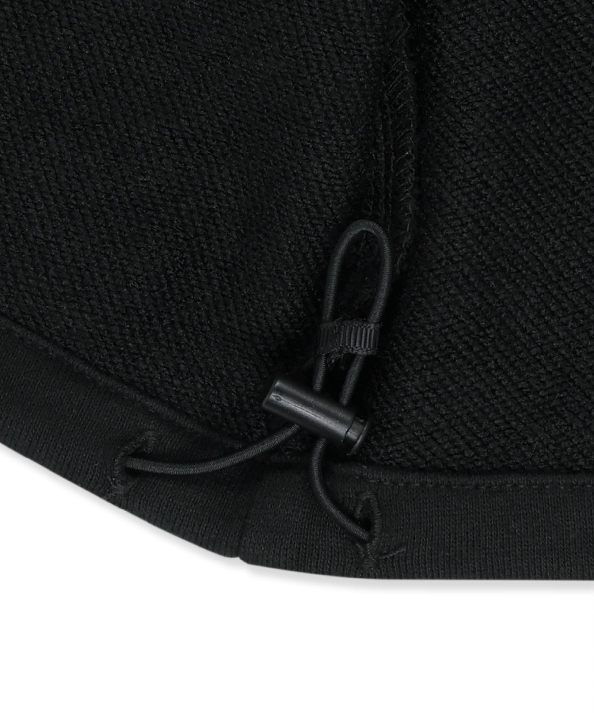 브라운브레스 키즈(BROWNBREATH KIDS) KIDS GIRL CROP HOOD ZIP UP - BLACK