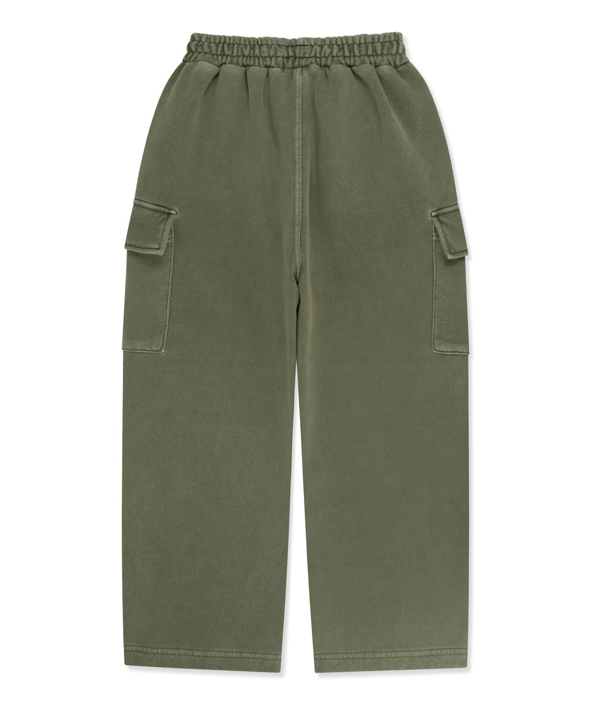 브라운브레스 키즈(BROWNBREATH KIDS) KIDS PIGMENT RAW CUT PANTS - KHAKI