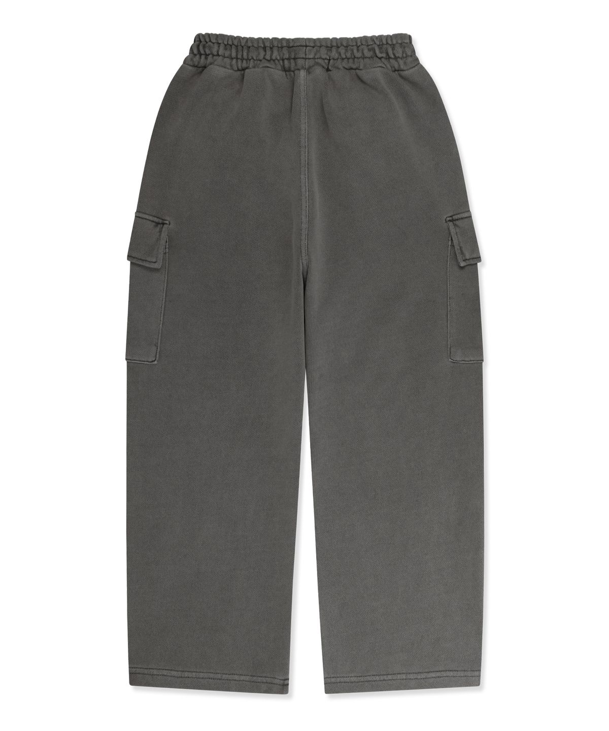 브라운브레스 키즈(BROWNBREATH KIDS) KIDS PIGMENT RAW CUT PANTS - CHARCOAL
