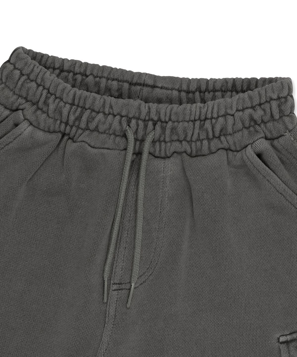 브라운브레스 키즈(BROWNBREATH KIDS) KIDS PIGMENT RAW CUT PANTS - CHARCOAL