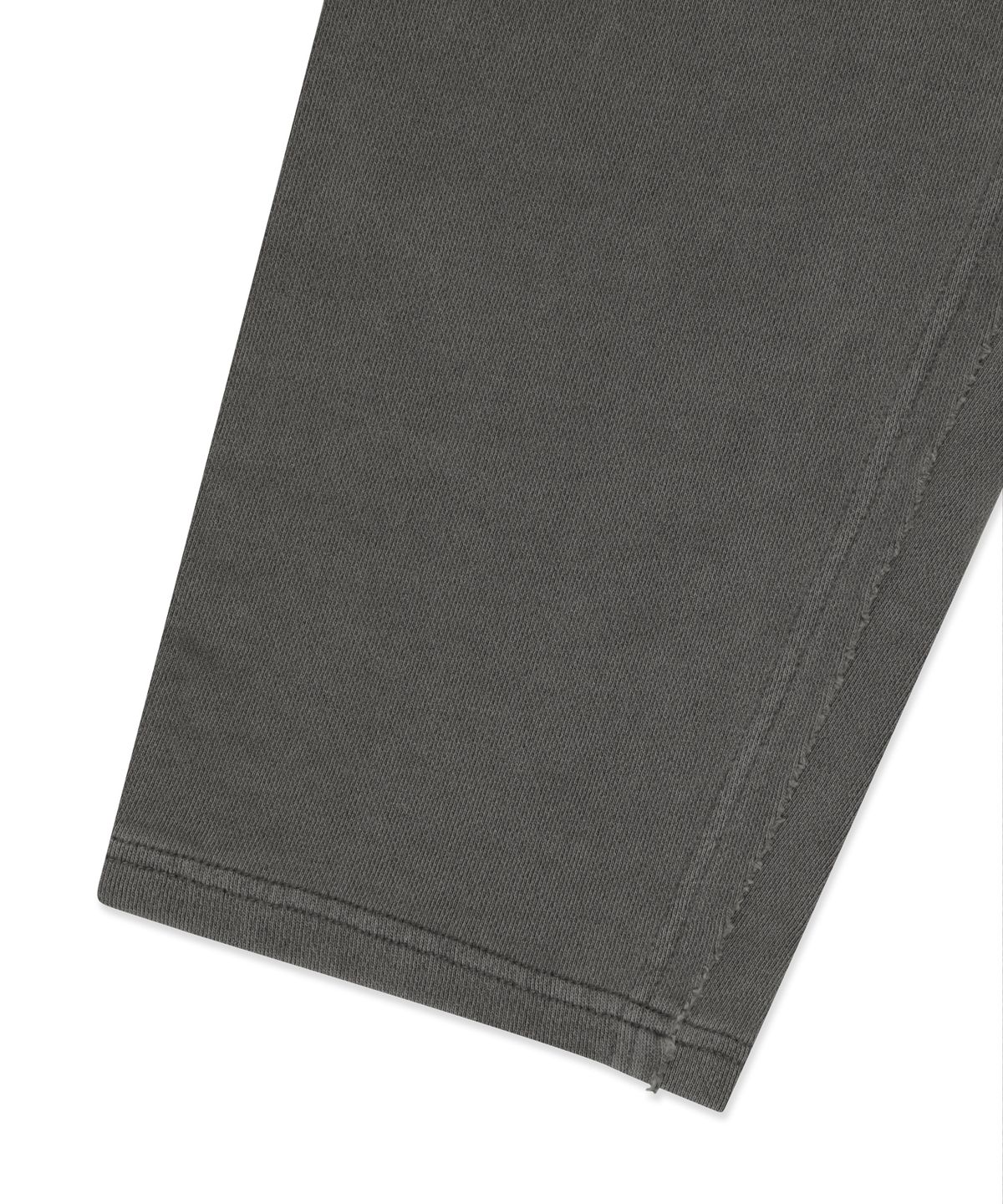 브라운브레스 키즈(BROWNBREATH KIDS) KIDS PIGMENT RAW CUT PANTS - CHARCOAL