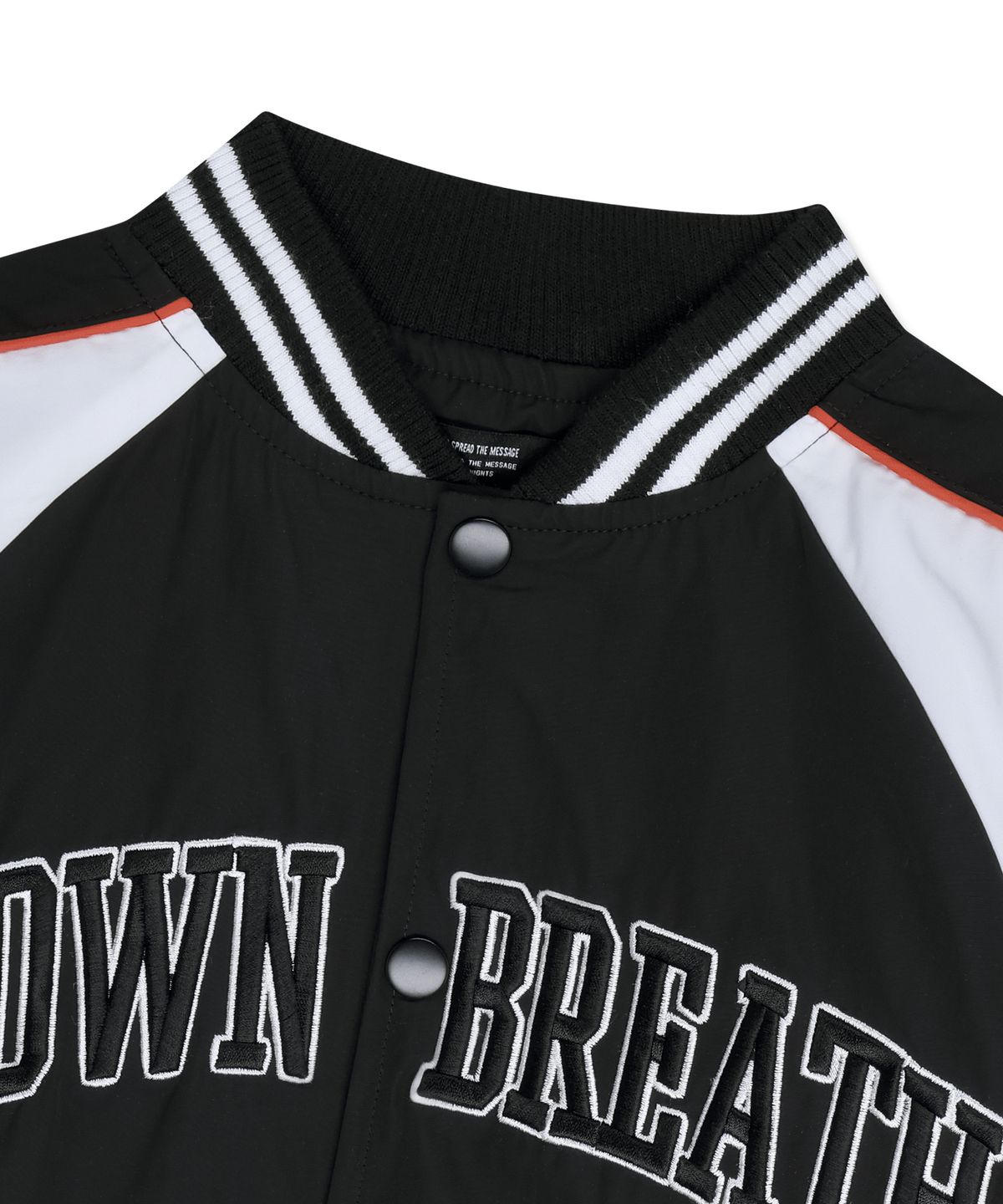 브라운브레스 키즈(BROWNBREATH KIDS) KIDS BLOCK VARSITY JUMPER - BLACK