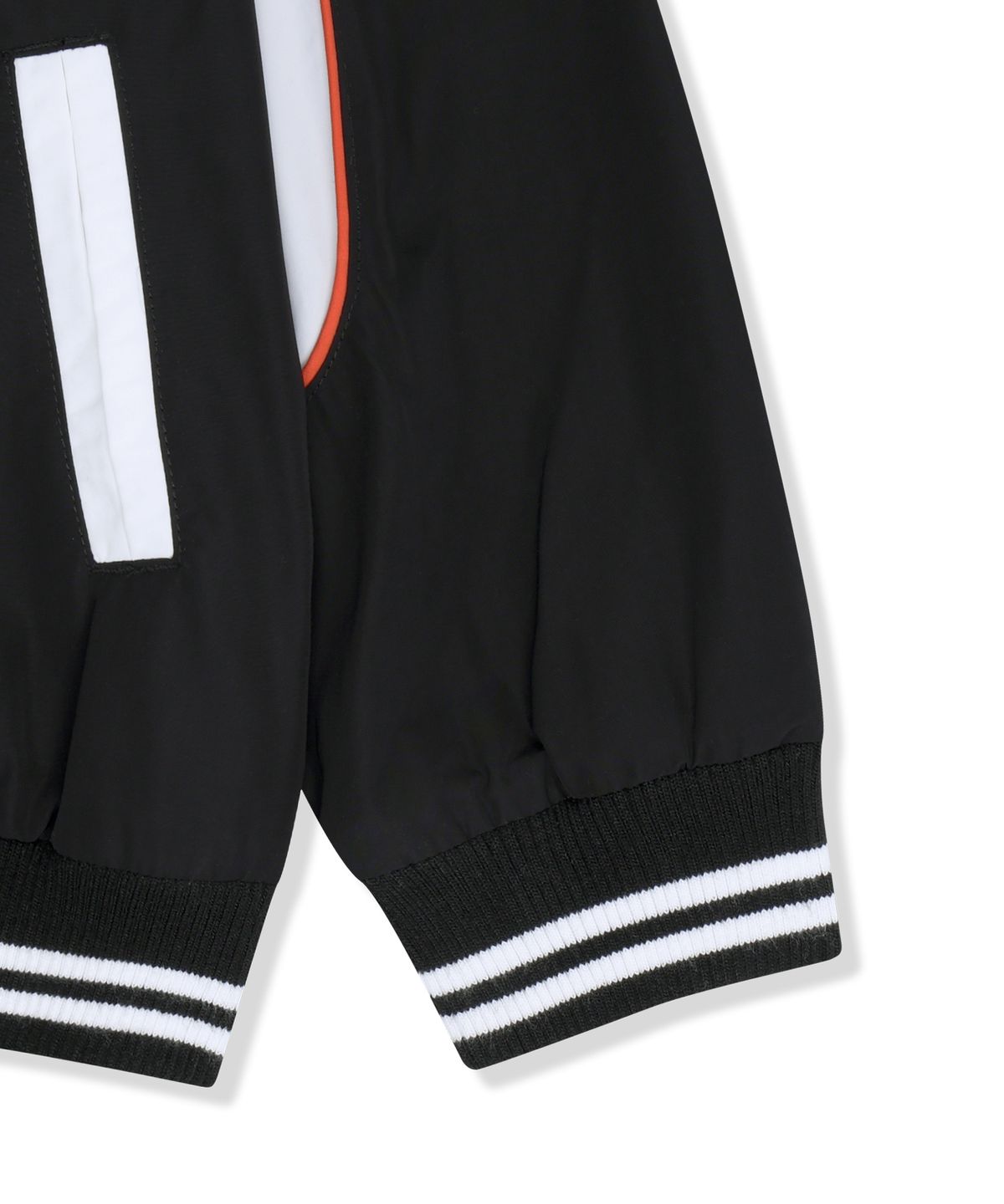 브라운브레스 키즈(BROWNBREATH KIDS) KIDS BLOCK VARSITY JUMPER - BLACK