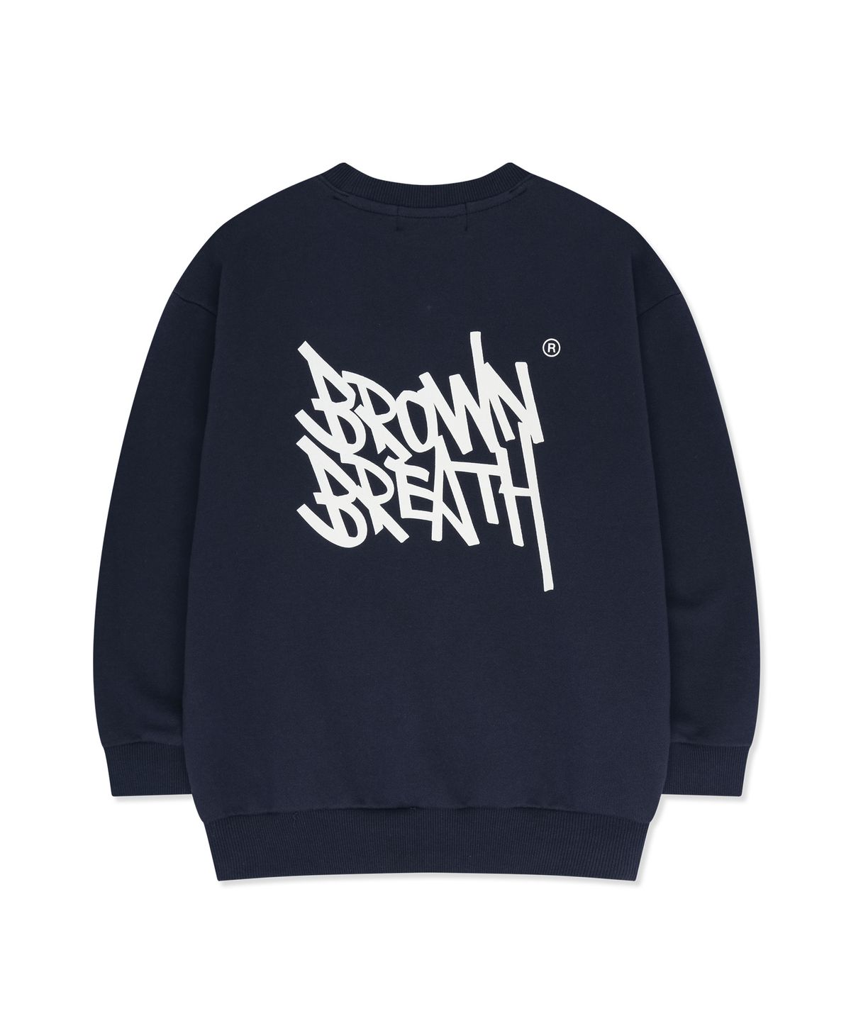 브라운브레스 키즈(BROWNBREATH KIDS) KIDS TAG CREWNECK - NAVY