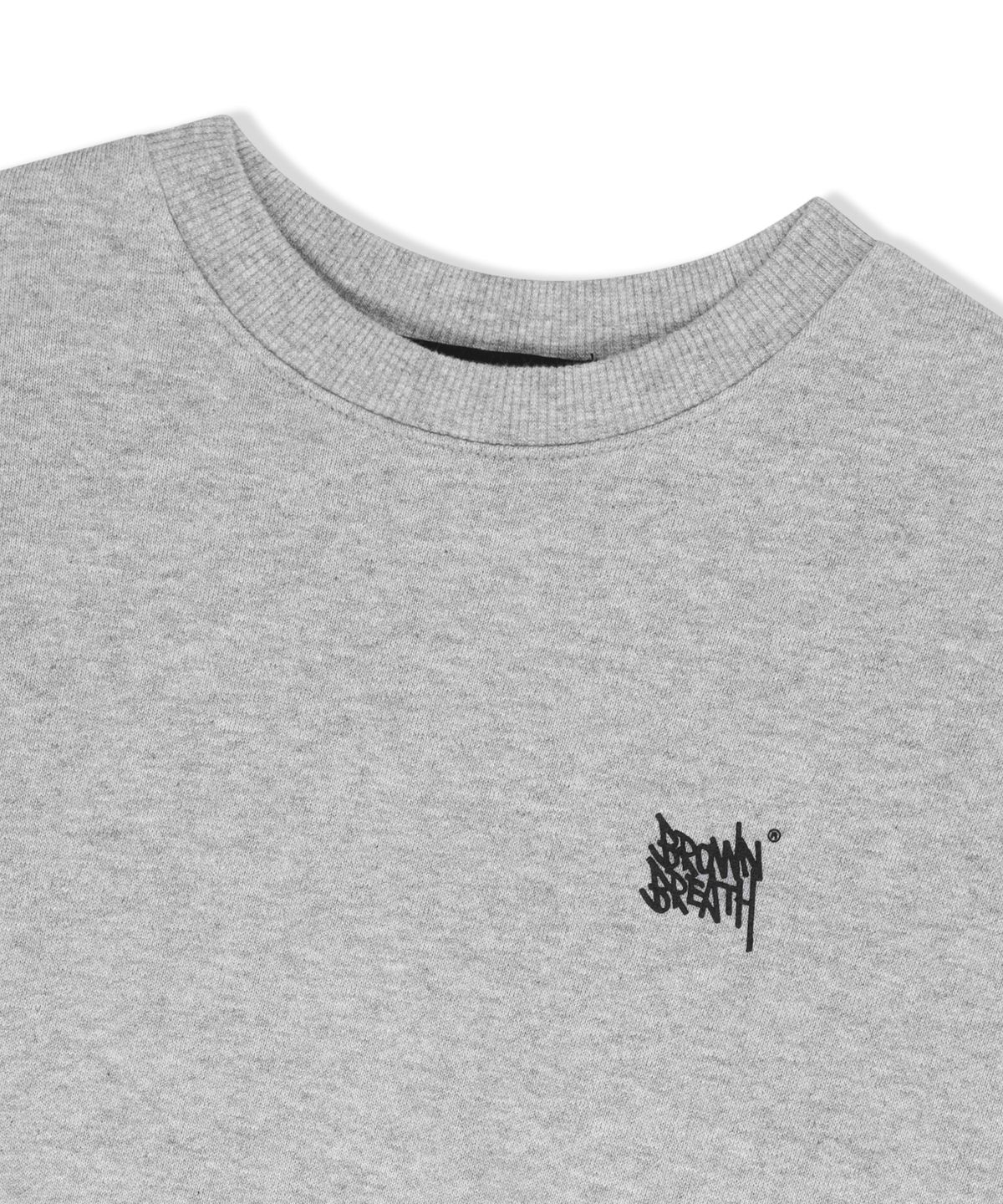브라운브레스 키즈(BROWNBREATH KIDS) KIDS TAG CREWNECK - M/GREY