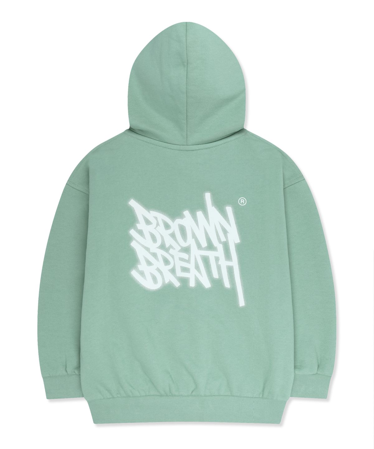 브라운브레스 키즈(BROWNBREATH KIDS) KIDS TAG SPRAY HOOD ZIP UP - MINT
