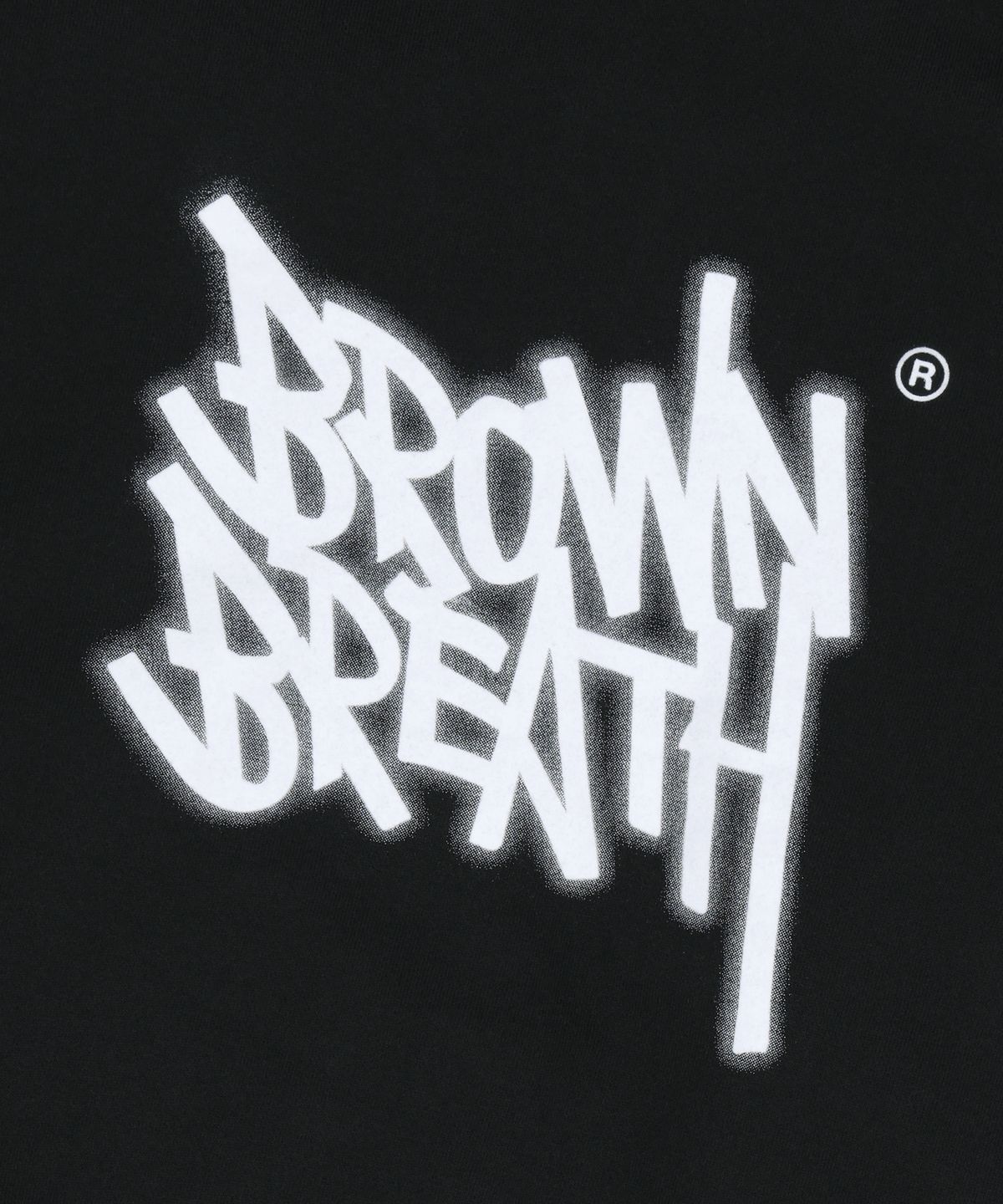 브라운브레스 키즈(BROWNBREATH KIDS) KIDS TAG SPRAY HOOD ZIP UP - BLACK
