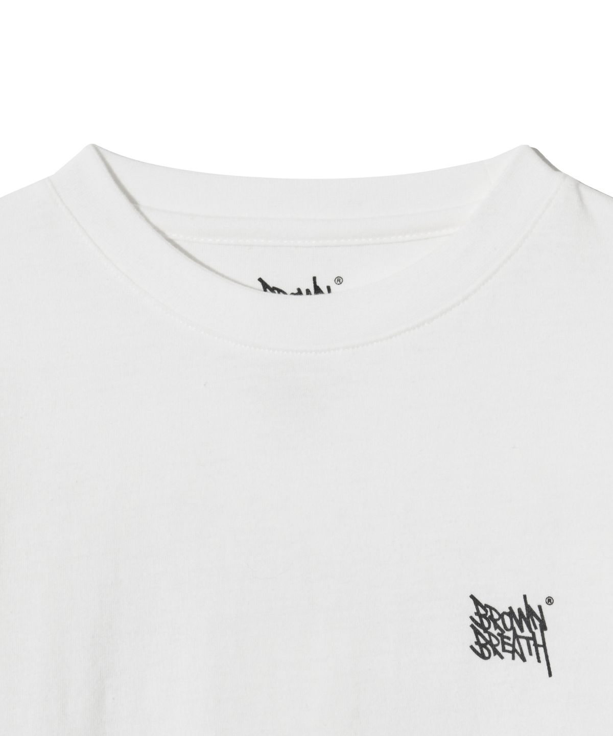 브라운브레스 키즈(BROWNBREATH KIDS) KIDS TAG LONGSLEEVE - WHITE