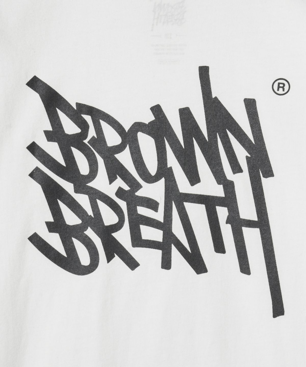 브라운브레스 키즈(BROWNBREATH KIDS) KIDS TAG LONGSLEEVE - WHITE