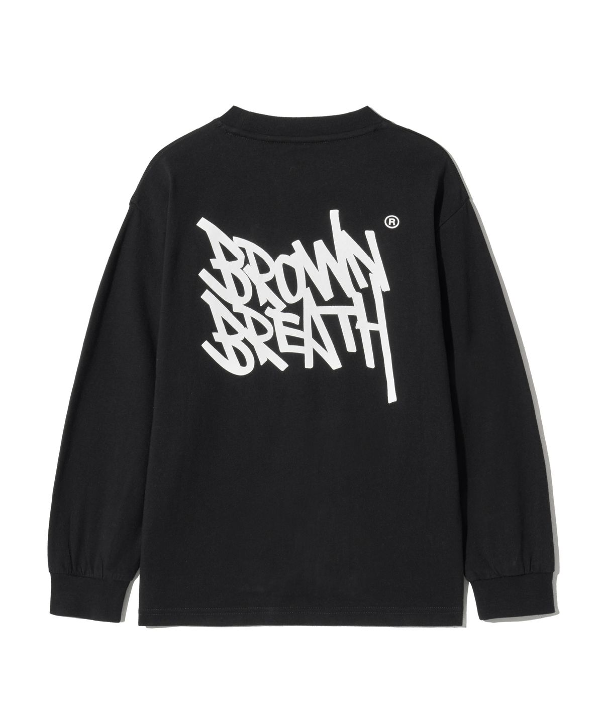 브라운브레스 키즈(BROWNBREATH KIDS) KIDS TAG LONGSLEEVE - BLACK