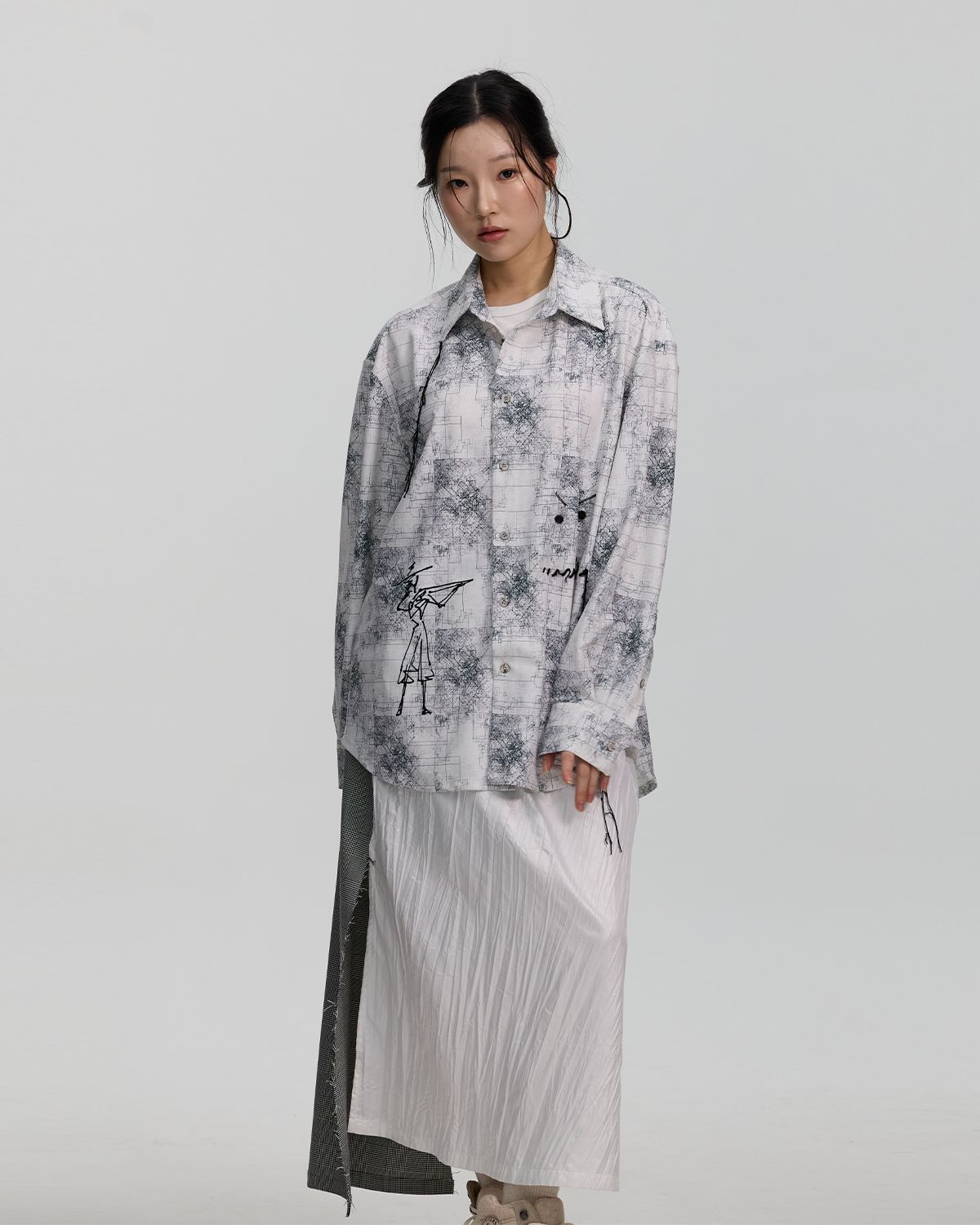 와이쏘씨리얼즈(WHYSOCEREALZ) Data World Shirt (배인경)