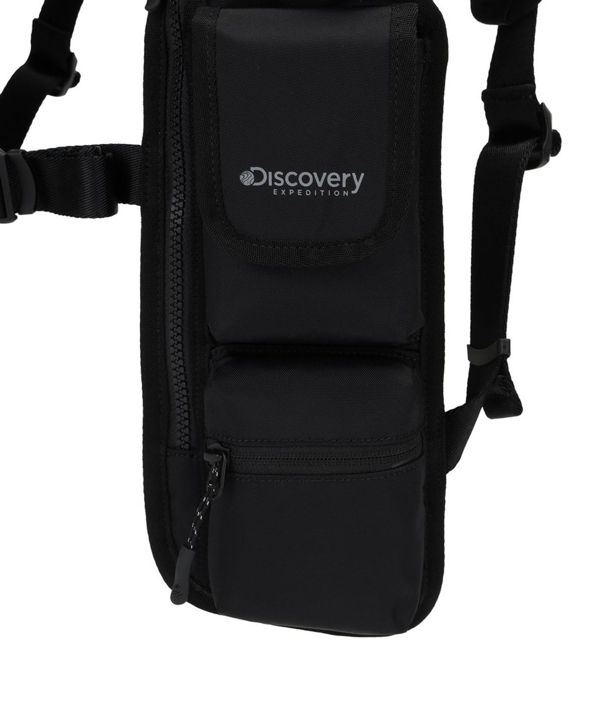 디스커버리 익스페디션(DISCOVERY EXPEDITION) 서스펜더 멀티포켓 유틸리티 바디백 (BLACK)