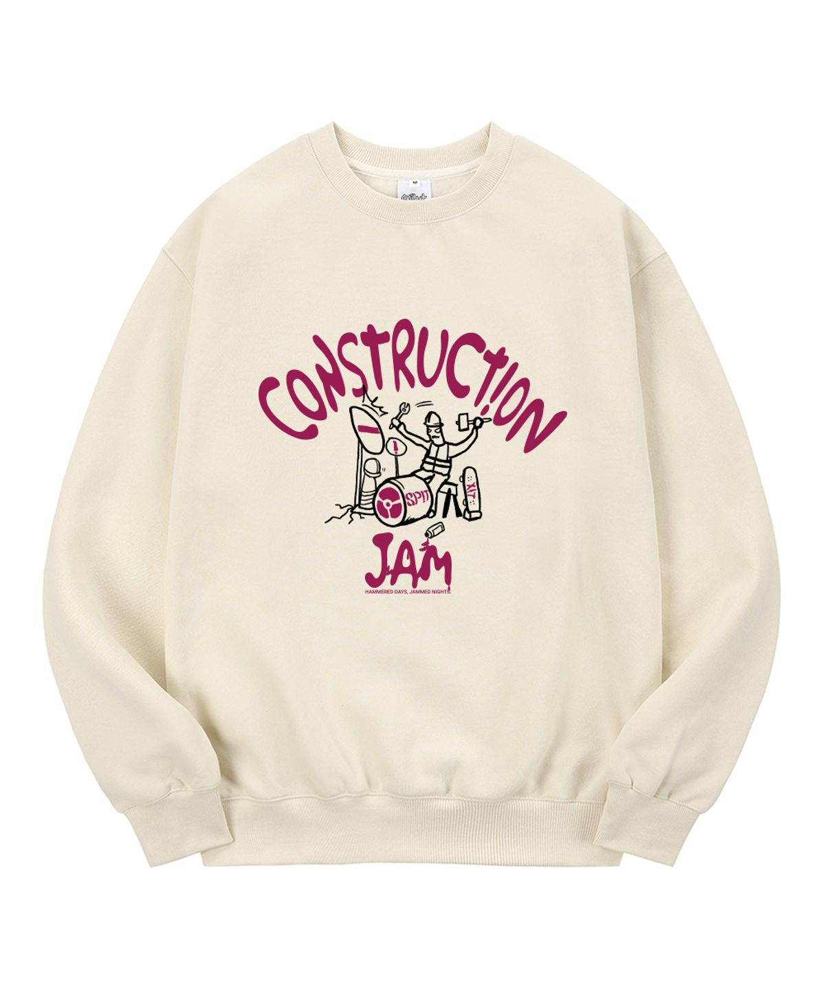 스핏싯(SPITXIT) CONSTRUCTION JAM 맨투맨 3COLOR