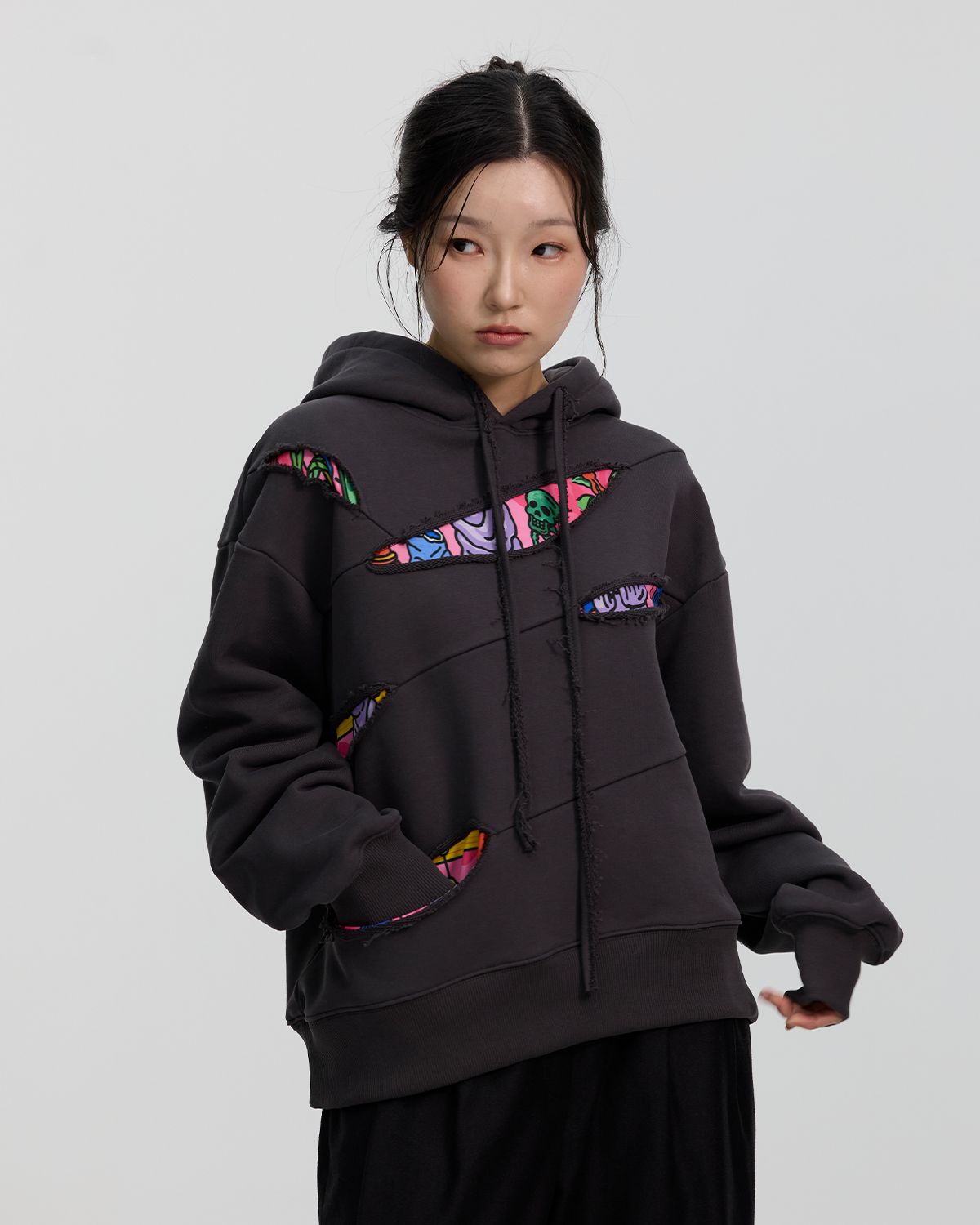 와이쏘씨리얼즈(WHYSOCEREALZ) Lonely Stone Hoodie (모스플라이)