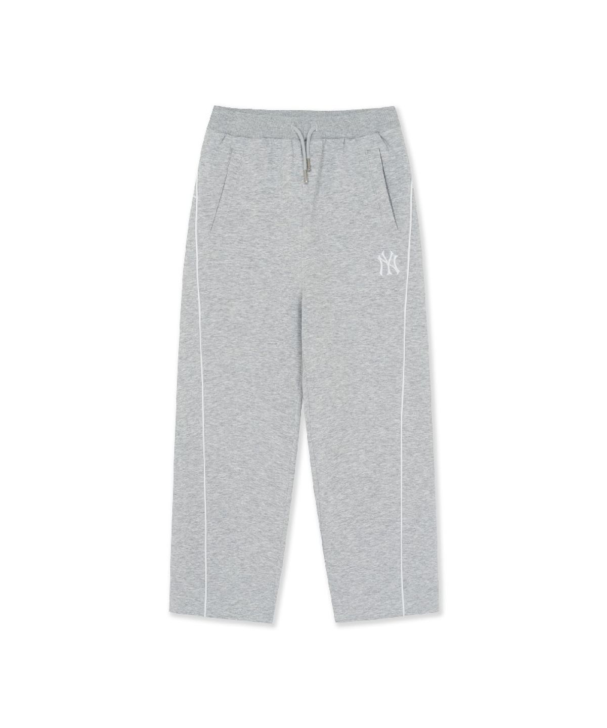엠엘비 키즈(MLB KIDS) 애슬레저 여아 세미와이드 팬츠 NY (L.Melange Grey)