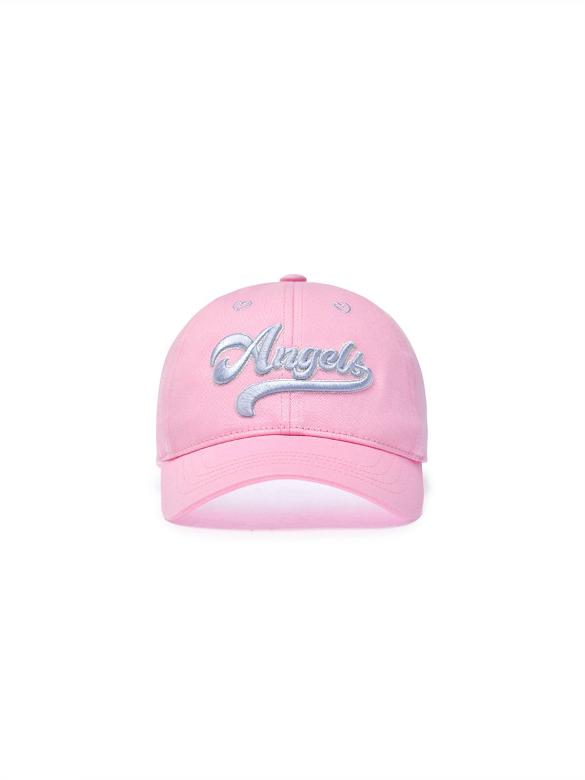 엠엘비 키즈(MLB KIDS) 여아 엔젤스 레터링 볼캡 LAA (Pink)