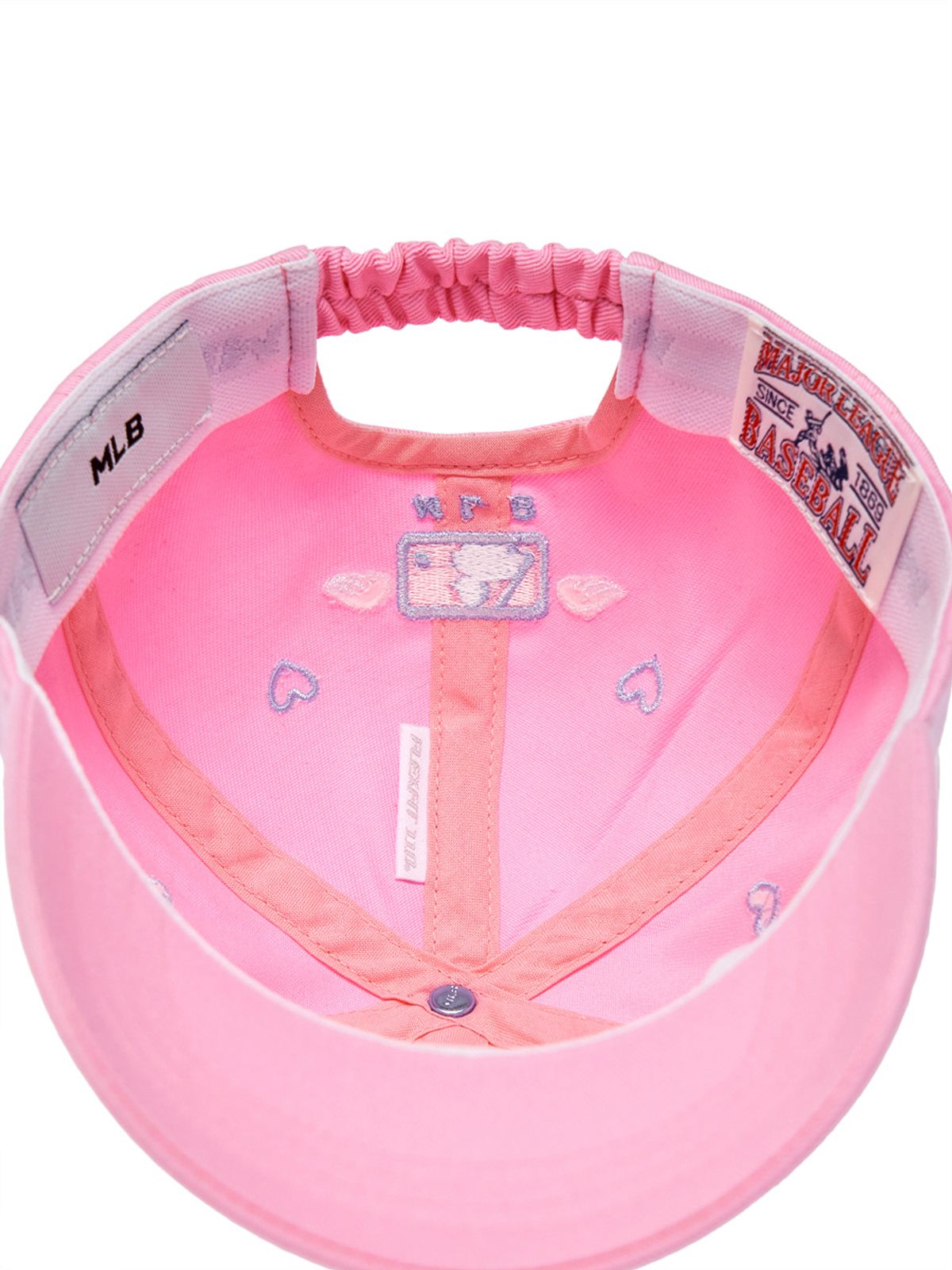 엠엘비 키즈(MLB KIDS) 여아 엔젤스 레터링 볼캡 LAA (Pink)