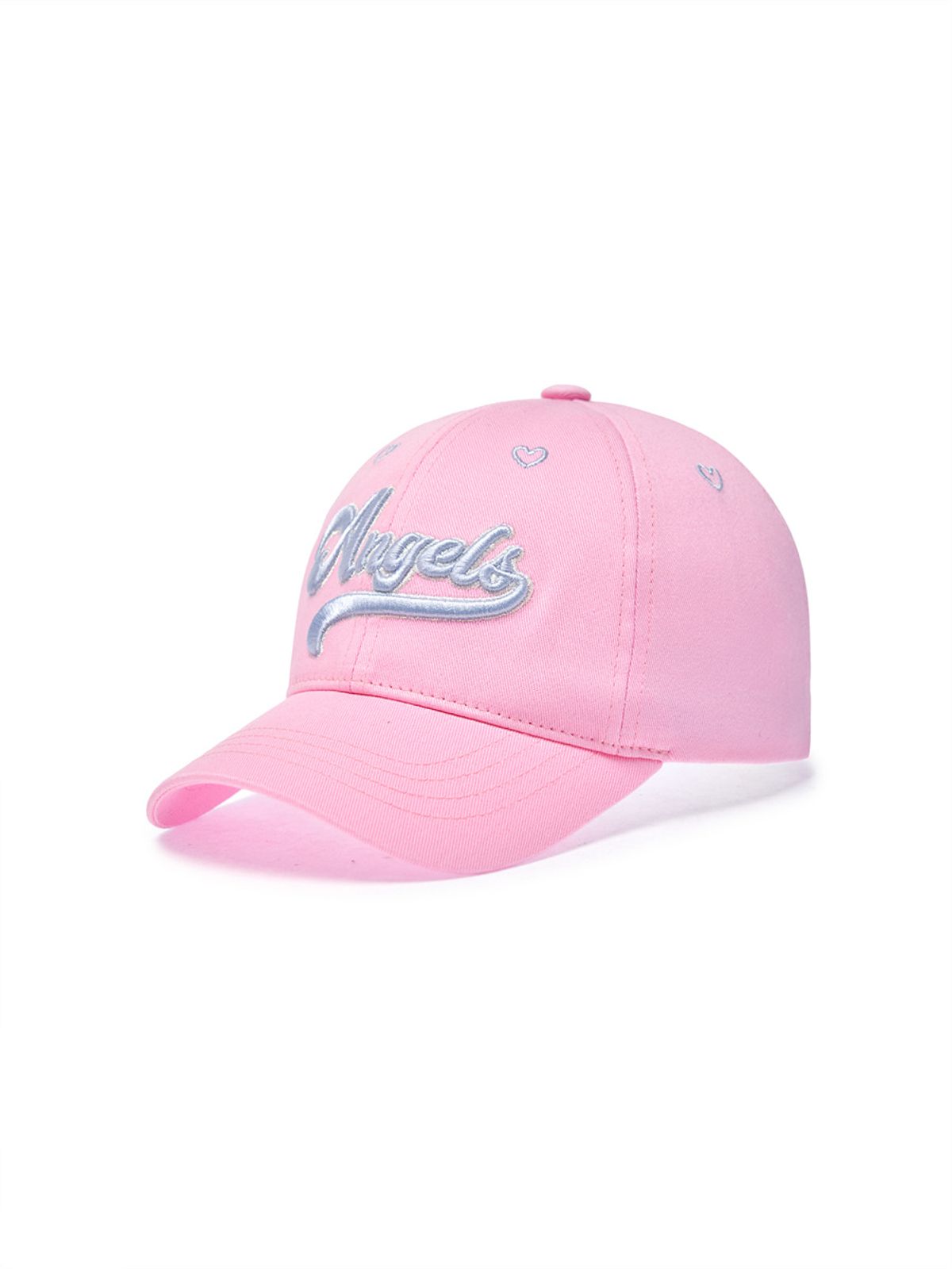 엠엘비 키즈(MLB KIDS) 여아 엔젤스 레터링 볼캡 LAA (Pink)