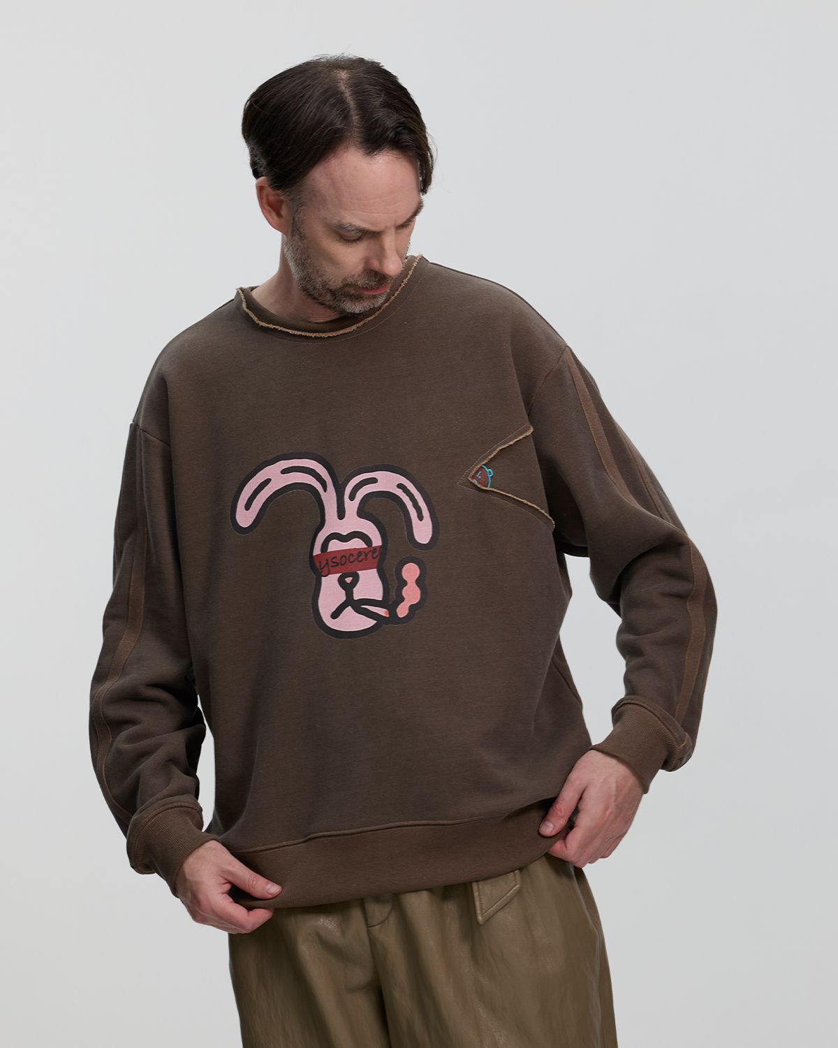 와이쏘씨리얼즈(WHYSOCEREALZ) Captain Madoobuck Sweatshirt (모스플라이)