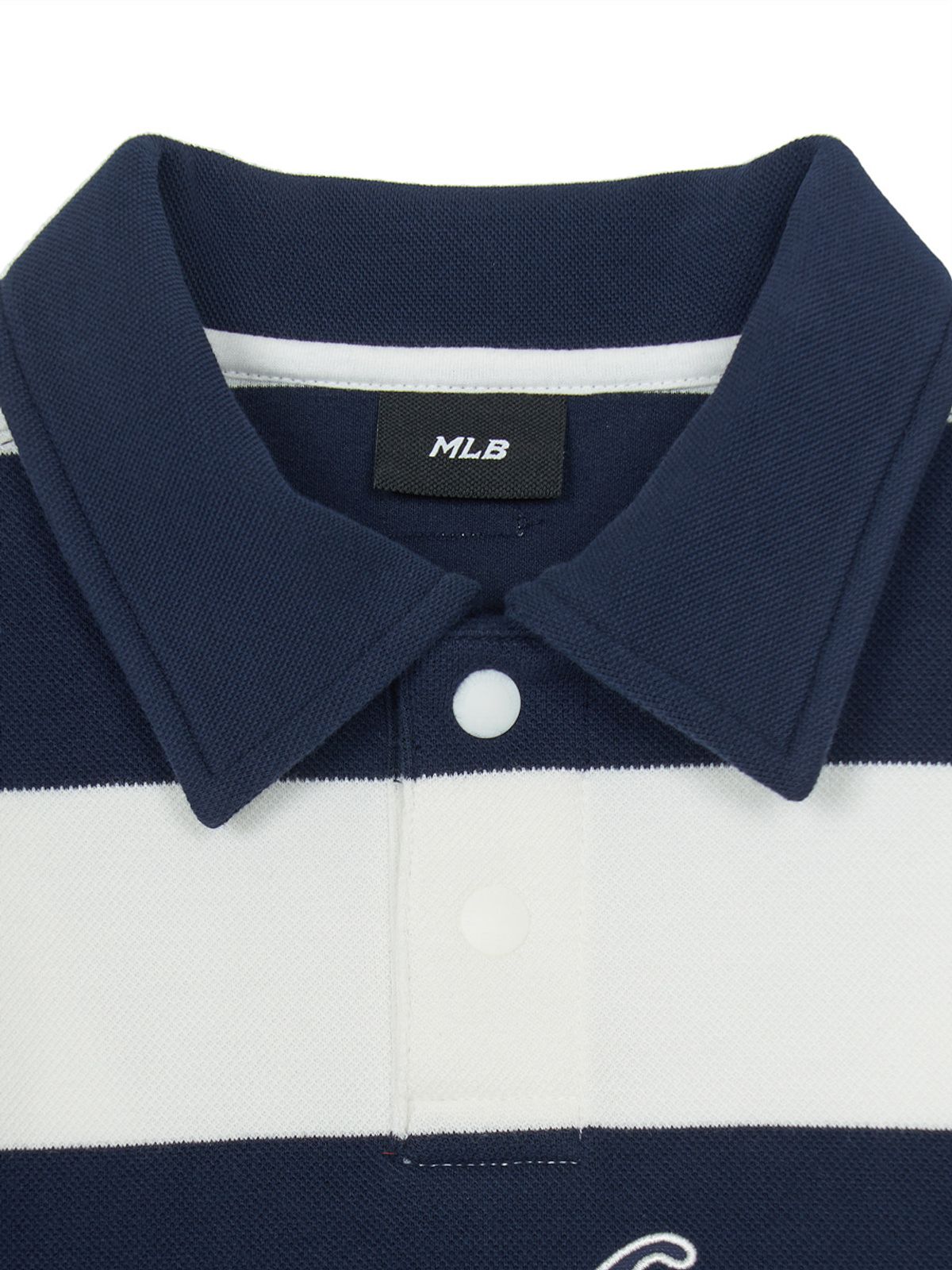 엠엘비 키즈(MLB KIDS) 스포티브 바시티 럭비 스트라이프 카라 맨투맨세트 NY (Navy)