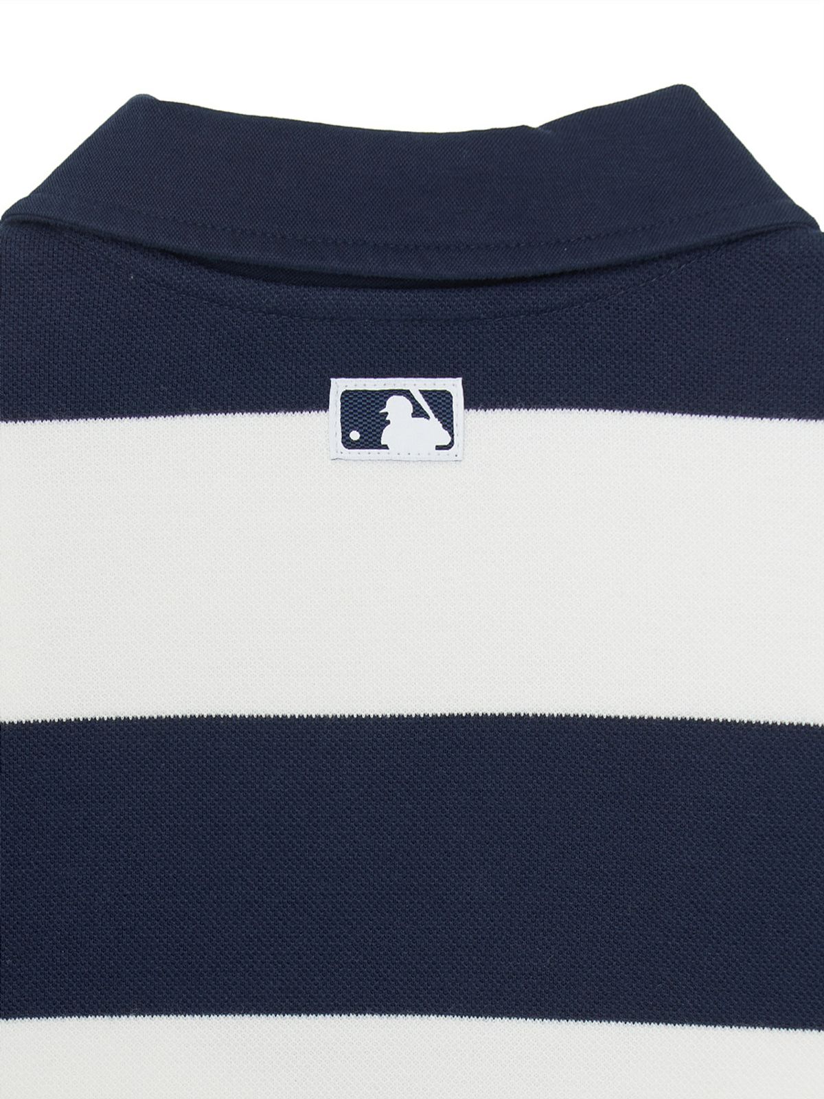 엠엘비 키즈(MLB KIDS) 스포티브 바시티 럭비 스트라이프 카라 맨투맨세트(여아) NY (Navy)