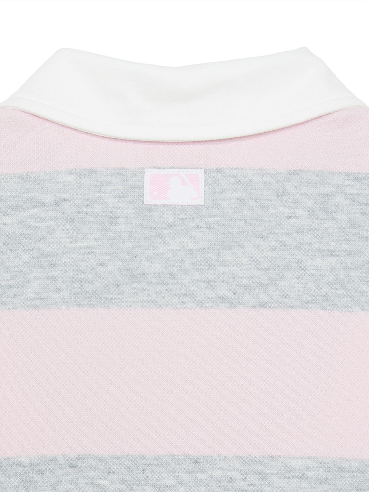 엠엘비 키즈(MLB KIDS) 스포티브 바시티 럭비 스트라이프 카라 맨투맨세트(여아) NY (L.Pink)