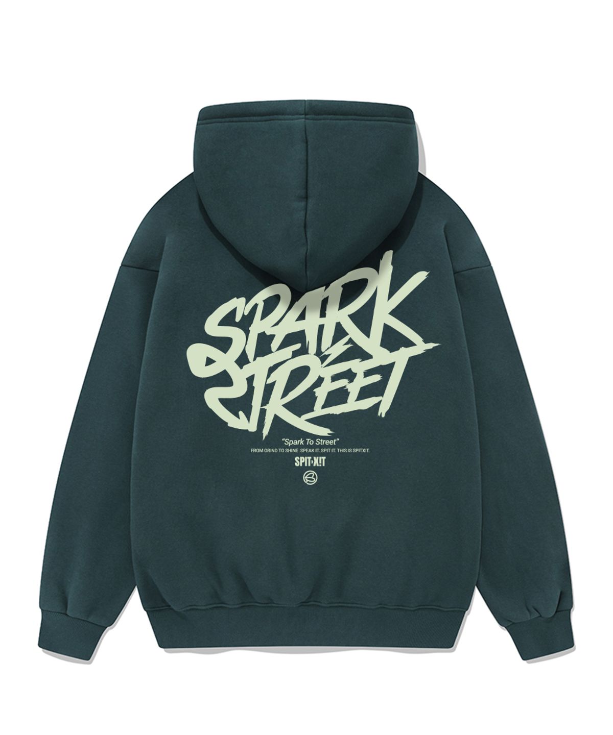 스핏싯(SPITXIT) SPARK TO STREETS 후드 그린
