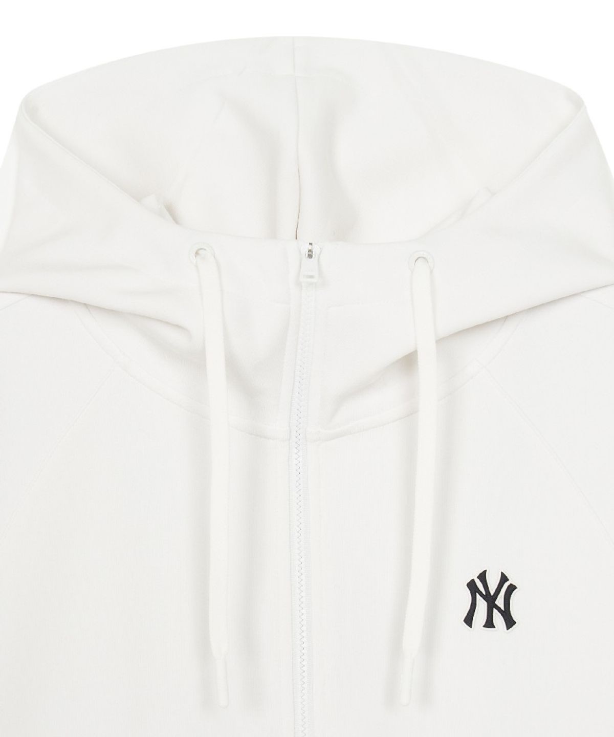 엠엘비(MLB) 여성 베이직 벌룬핏 후드집업 NY (Ivory)