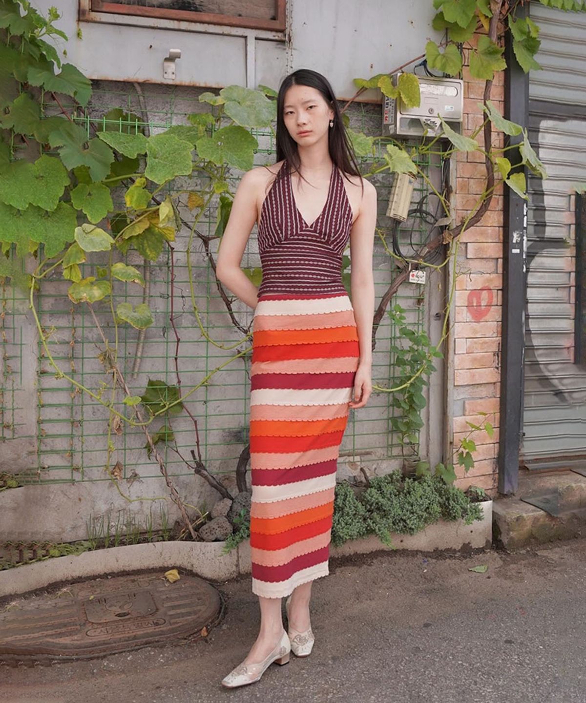 누아누(NUUANU) Serin Long Skirt_Multi