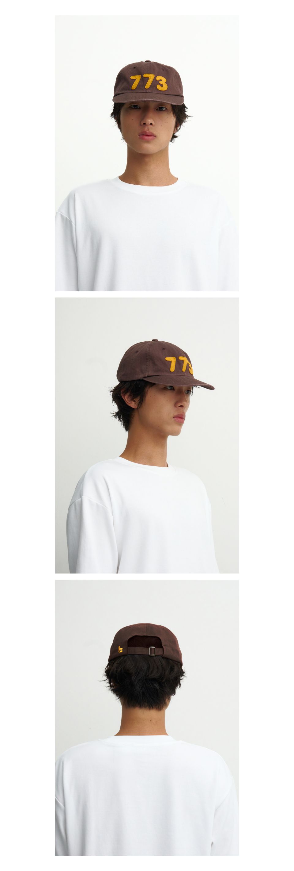 MUSINSA公式 | TAMIKA ZIP 773 Cap_Brown