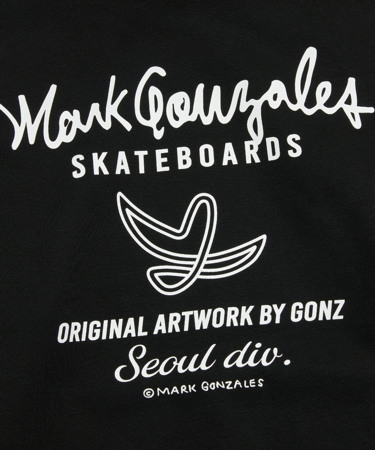 마크곤잘레스(MARK GONZALES) 뉴 엔젤 그래픽 스웨트 후디 - BLACK