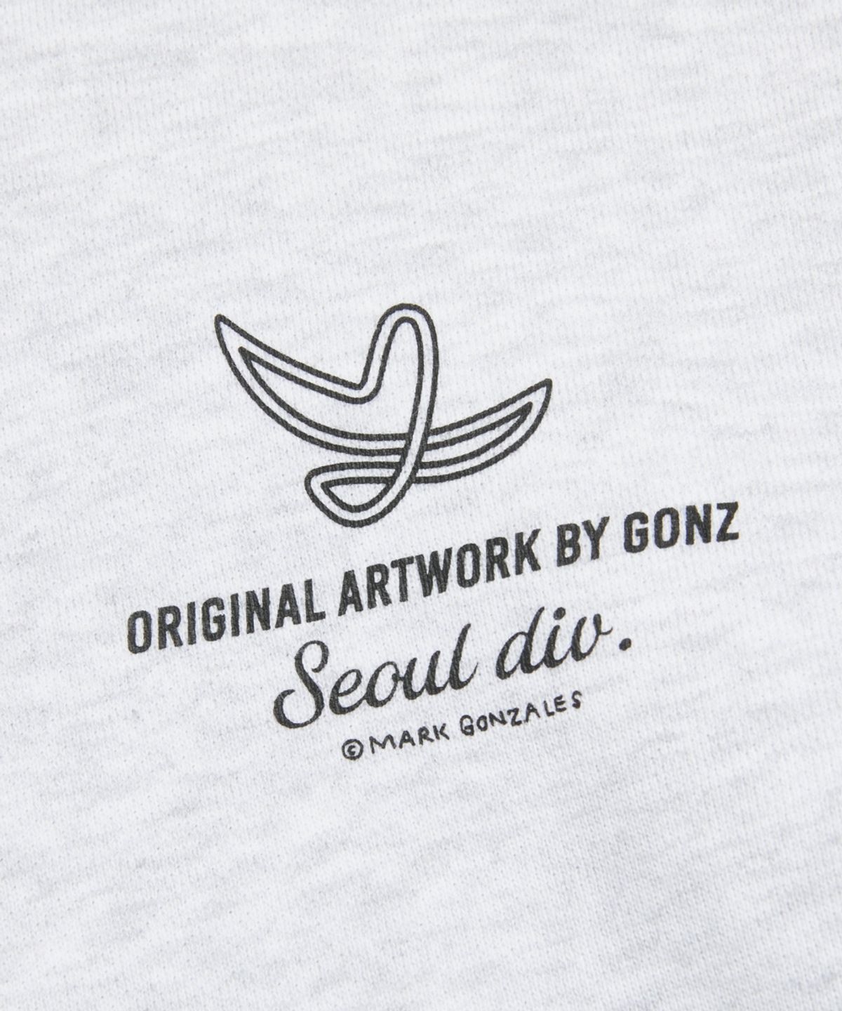 마크곤잘레스(MARK GONZALES) 뉴 엔젤 그래픽 스웨트 후디 - L/GREY