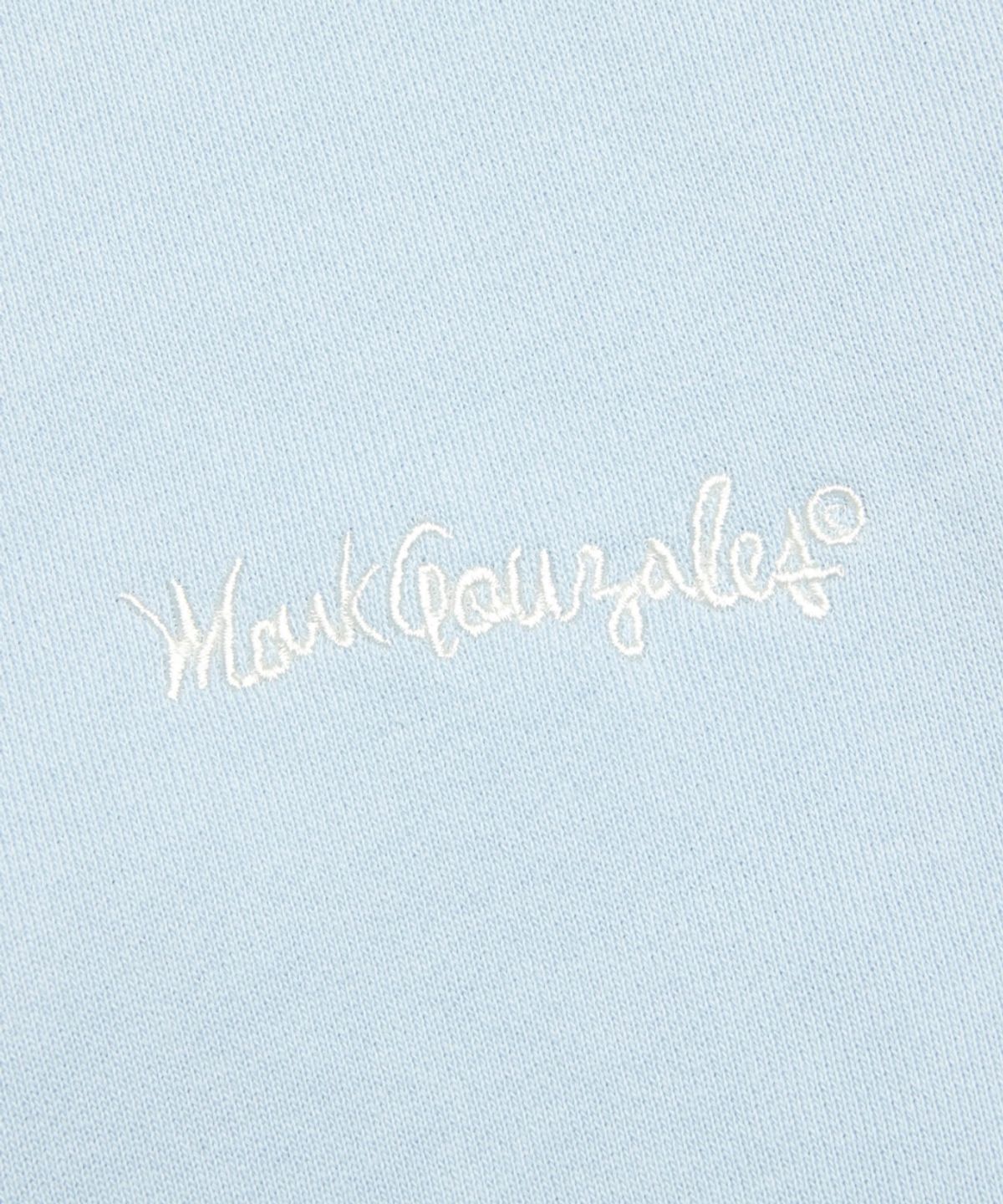 마크곤잘레스(MARK GONZALES) 사인로고 스웨트셔츠 - SKY BLUE