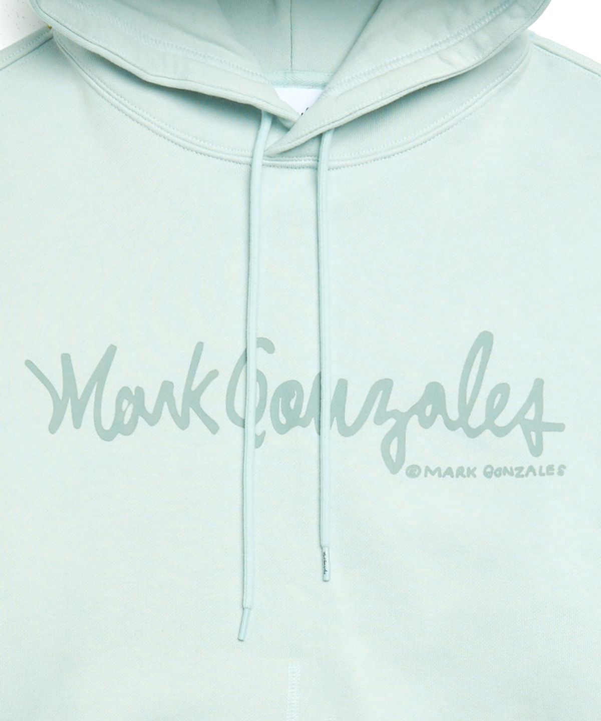 마크곤잘레스(MARK GONZALES) 사인로고 스웨트 후디 - LIGHT MINT