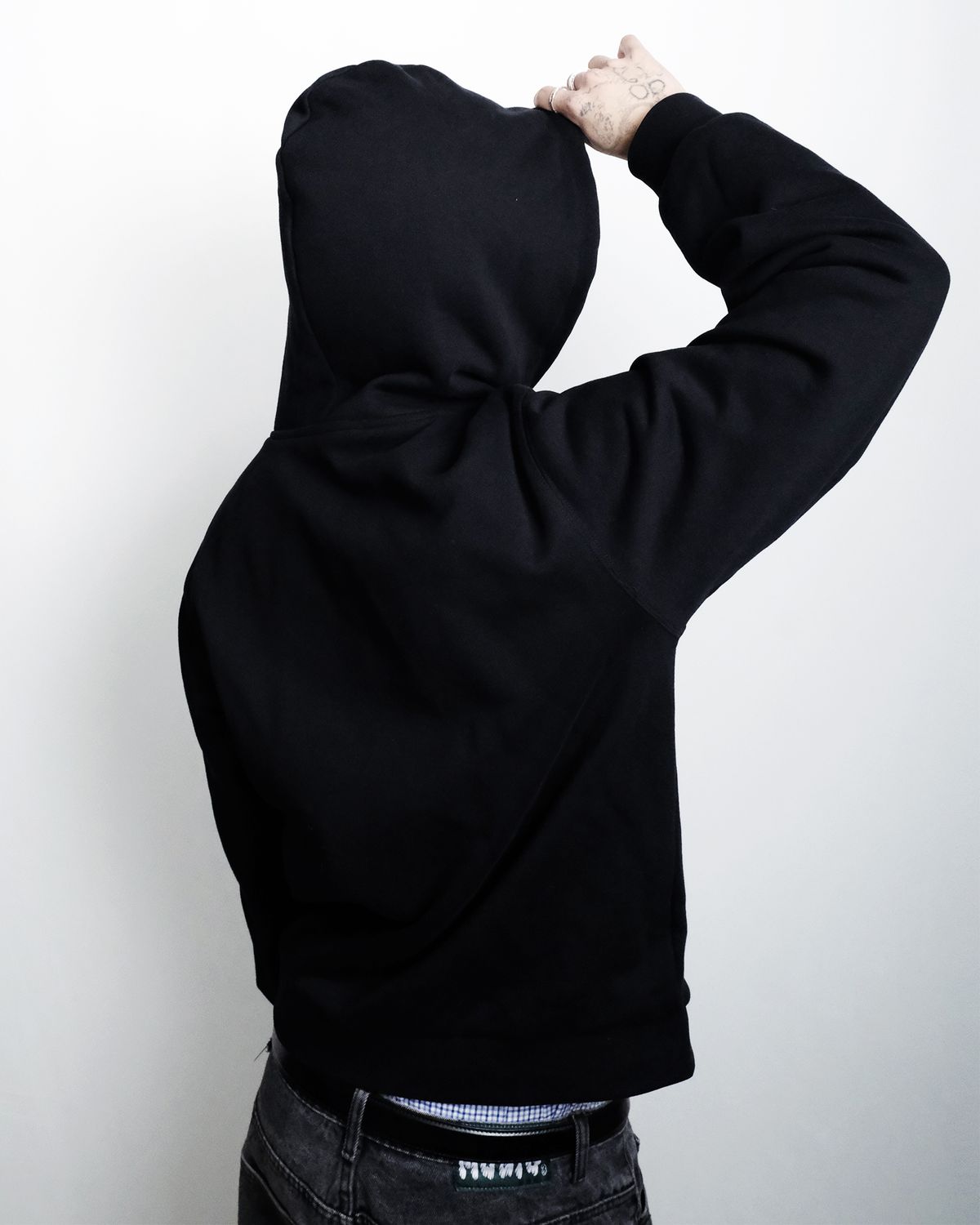 무비그아카이브(MUBIG.ARCHIVE) Reversible Plaid Zip Hoodie (burgundy)