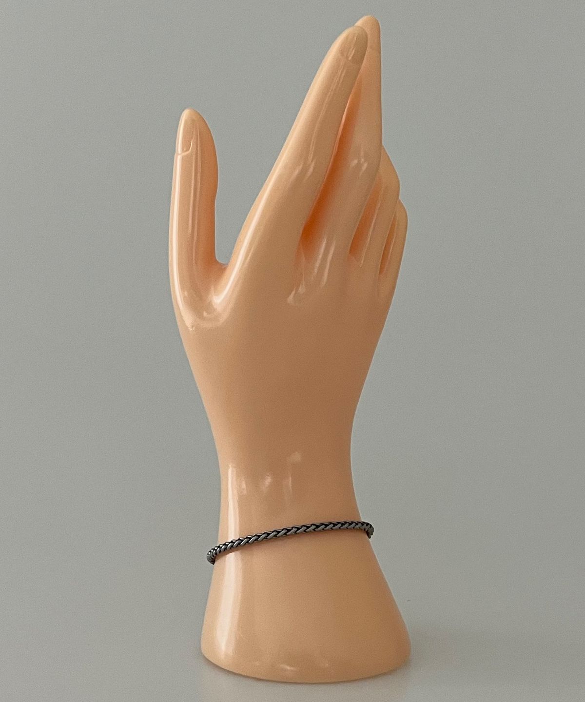 섹스토(SEXTO) [팔찌][써지컬스틸]3MM Basket Chain bracelet Vintage Silver