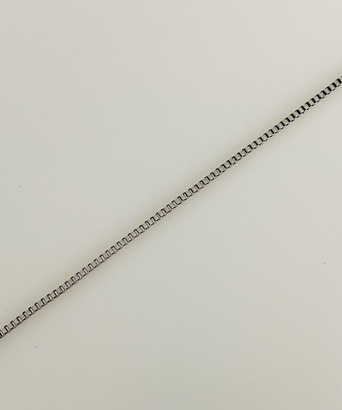 섹스토(SEXTO) [목걸이][써지컬스틸]3MM BOX Chain Necklace Vintage Silver