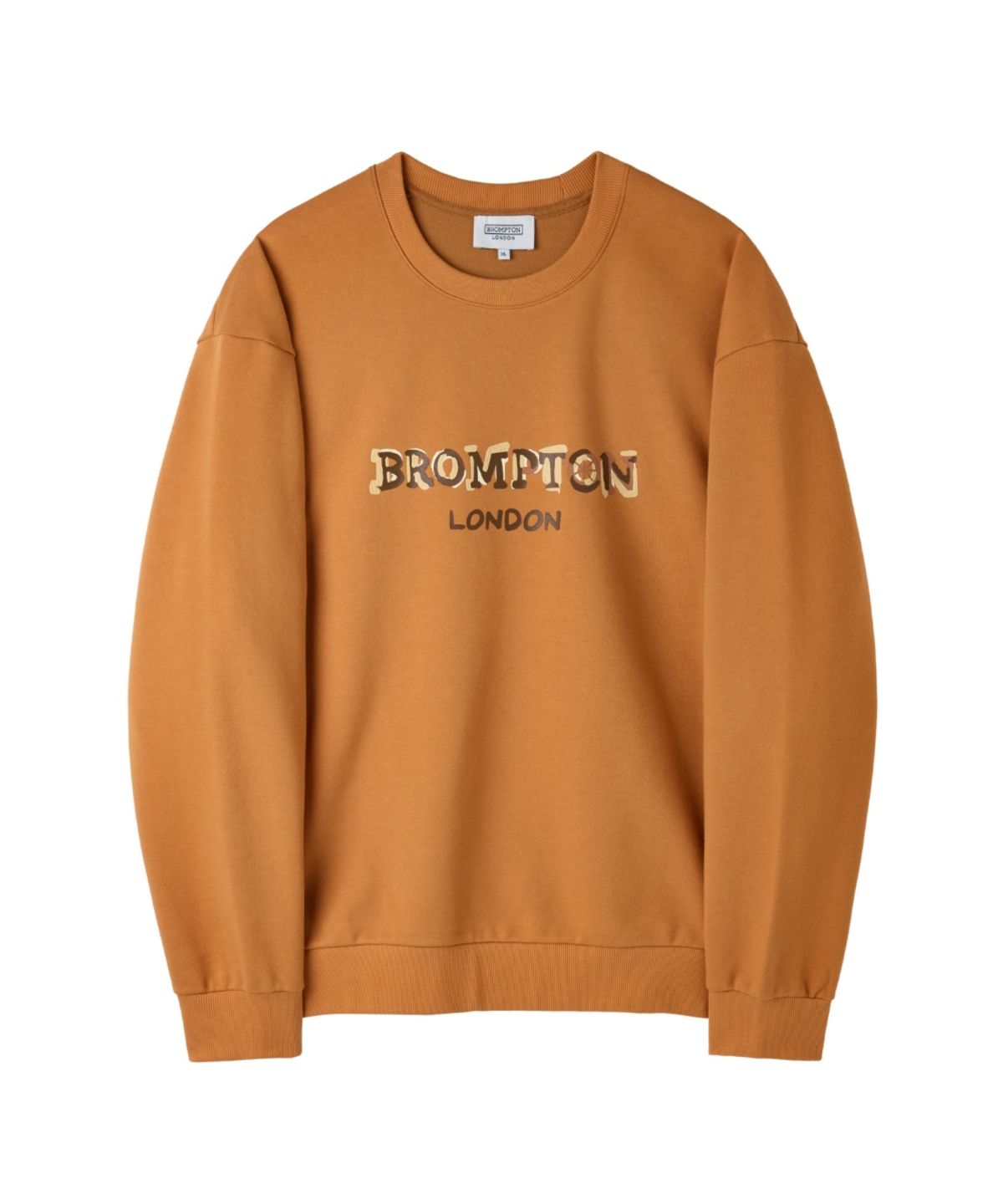 브롬톤 런던(BROMPTON LONDON) BROMPTON LOGO SWEATSHIRT - ORANGE (P261USW106)