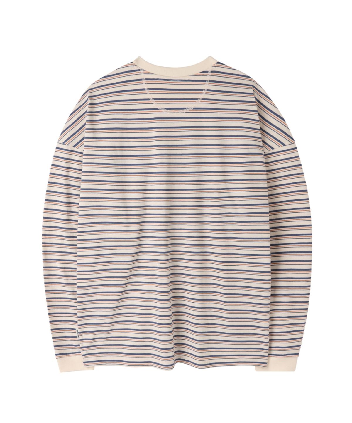 브롬톤 런던(BROMPTON LONDON) STRIPE LONG SLEEVE T-SHIRT - IVORY (P261UTS103)