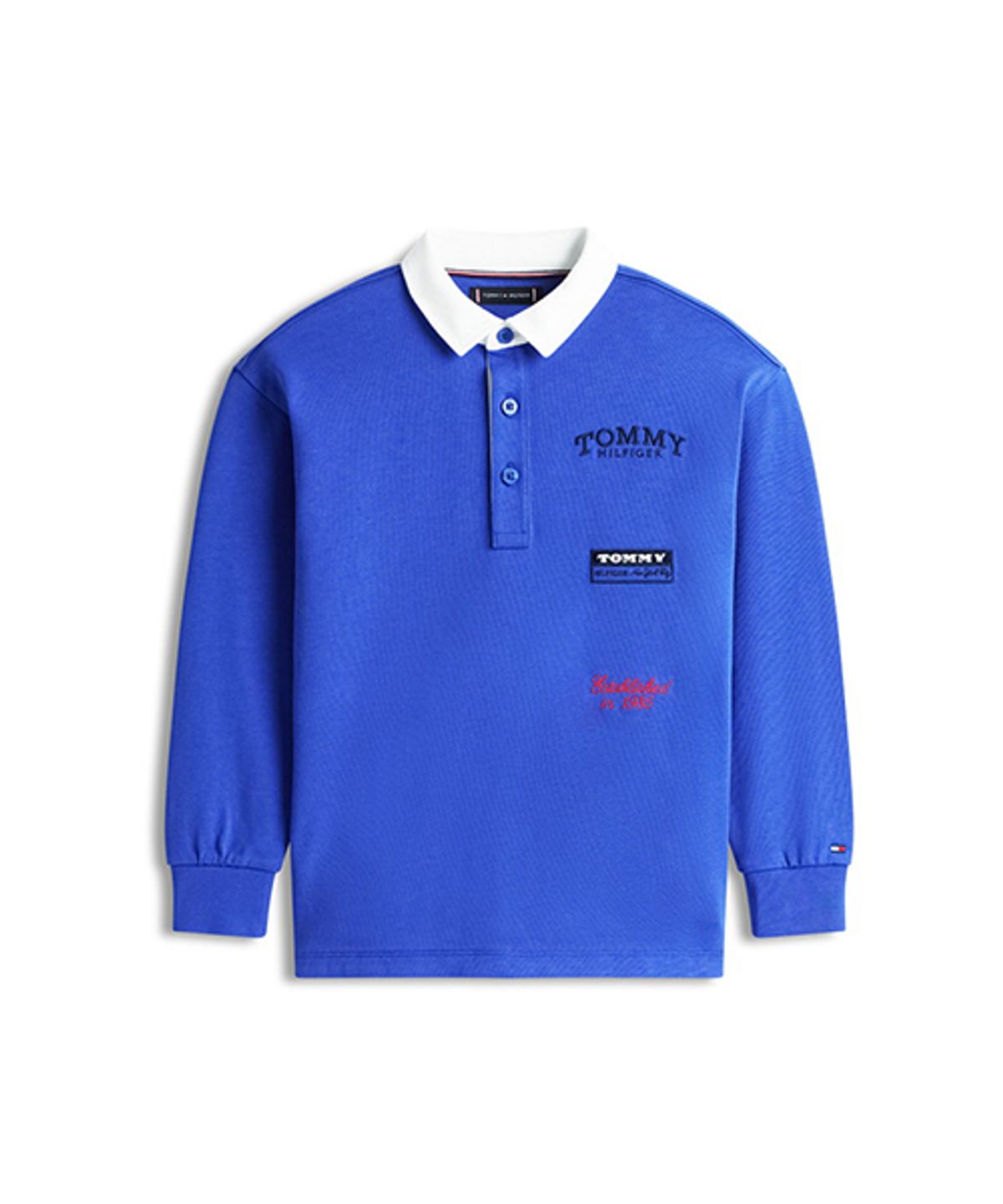 타미힐피거 키즈(TOMMY HILFIGER KIDS) 멀티 로고 폴로 티셔츠