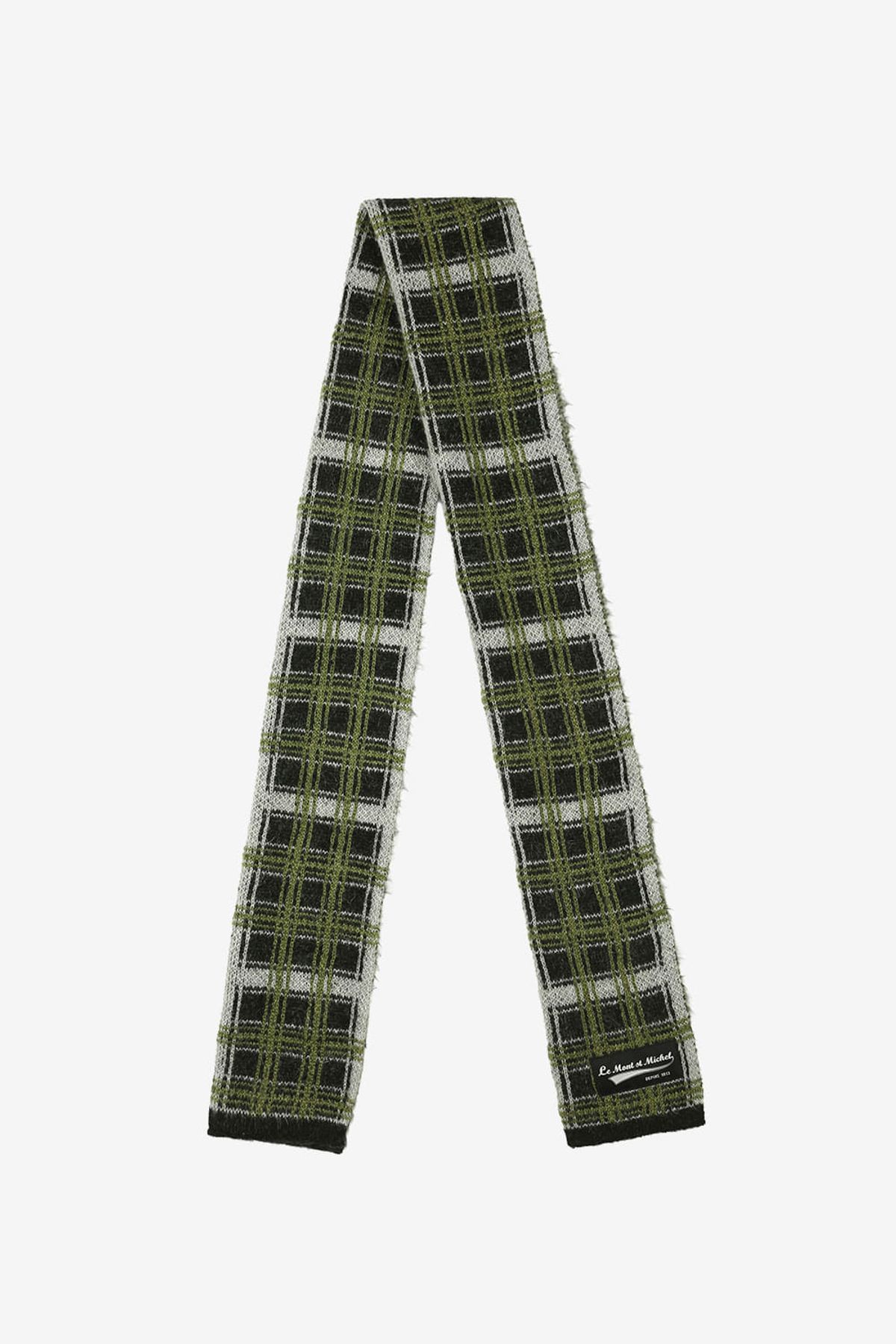 르몽생미셸(LE MONT ST MICHEL) ANDRE-PATTERNED SKARF_Khaki