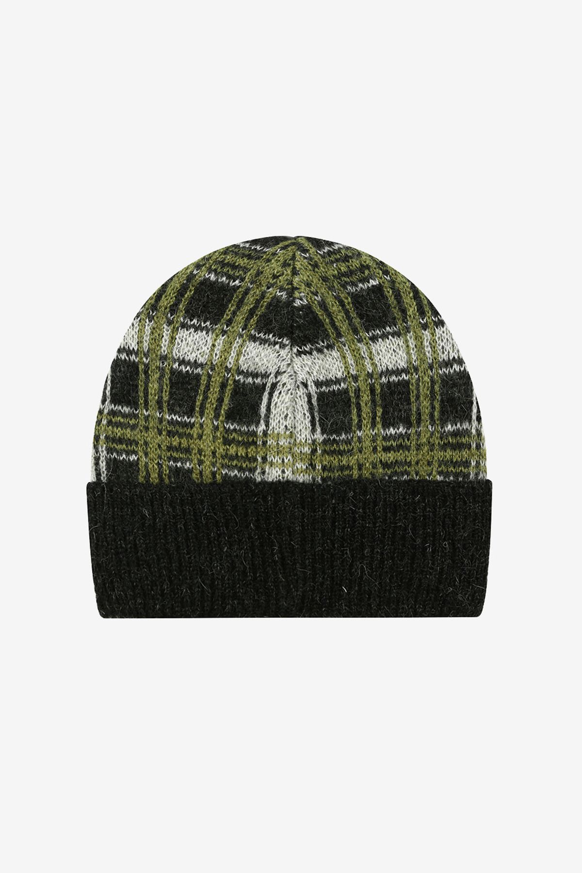 르몽생미셸(LE MONT ST MICHEL) ANDRE-PATTERNED JACQUARD HAT_Khaki